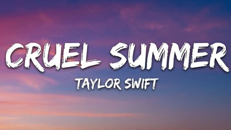Taylor Swift - Cruel Summer Lyrics