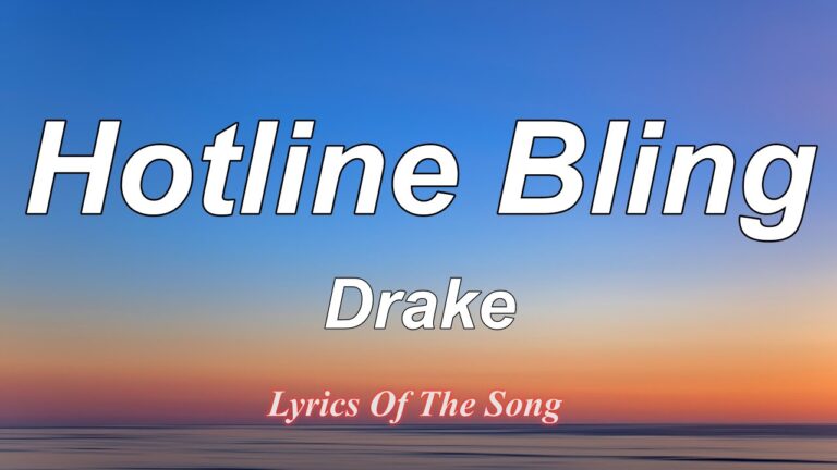 Drake - Hotline Bling Lyrics