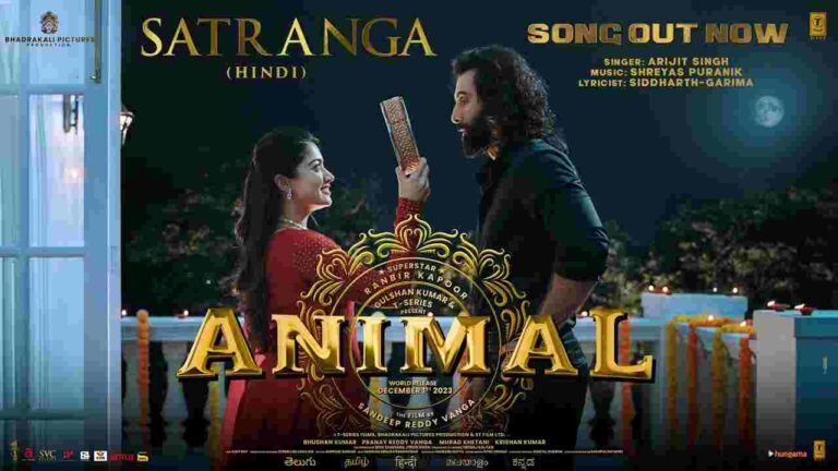 Satranga Song Lyrics In Hindi - Animal