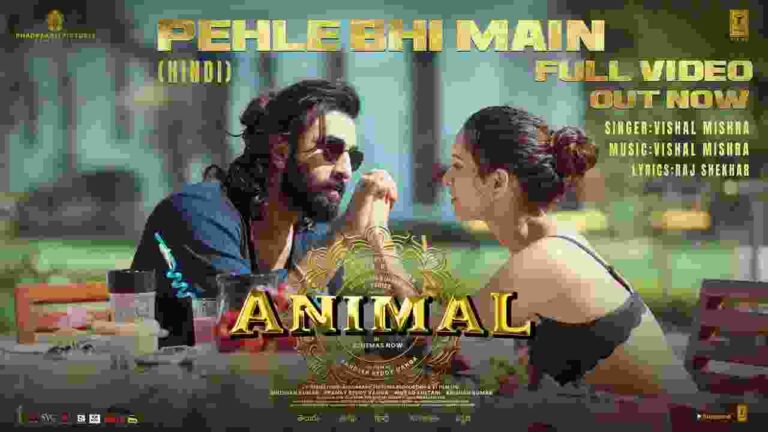 Pehle Bhi Main Song Lyrics In Hindi & English - Animal